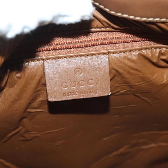 GUCCI GG Canvas Web Sherry Line Shoulder Bag Beige 2058 001 5000 Auth yk19452 - Picture 12 of 16